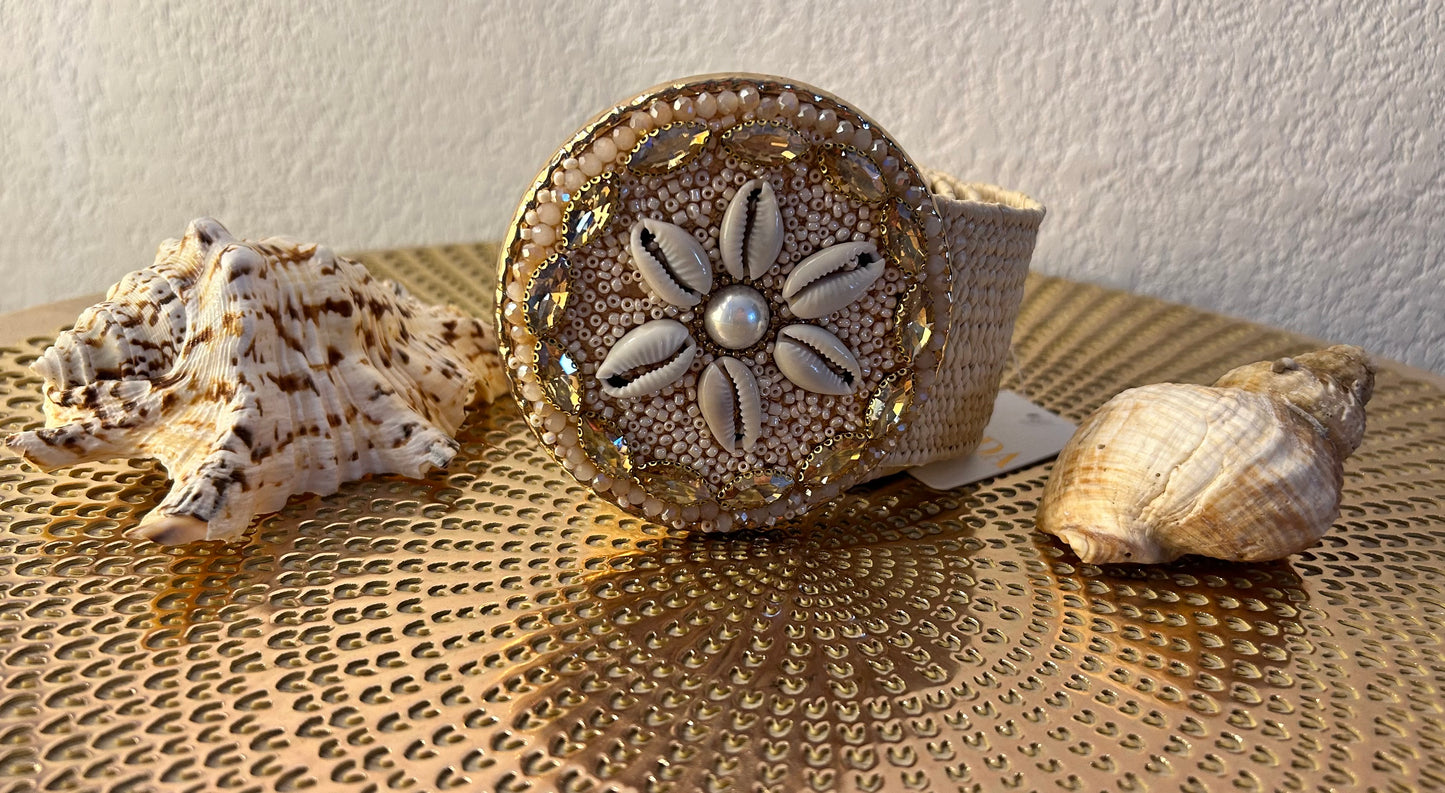 Ceinture coquillages