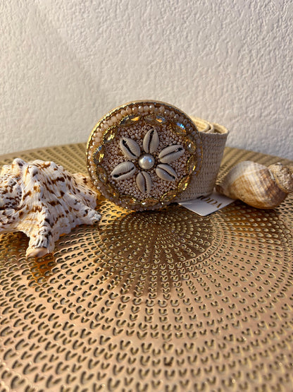 Ceinture coquillages