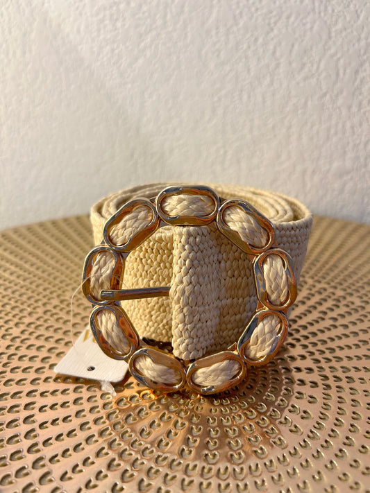 Ceinture boucle d'or