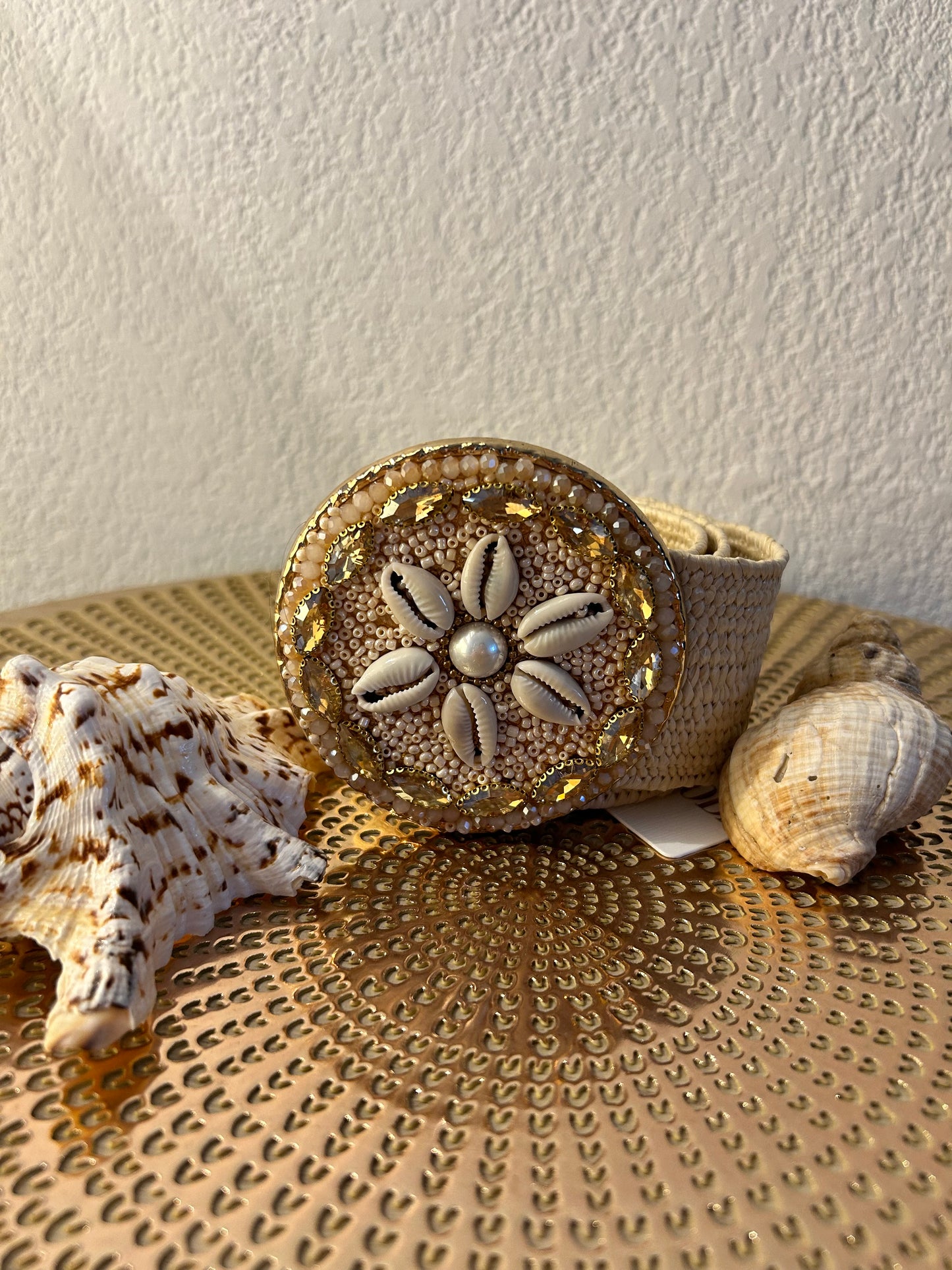 Ceinture coquillages