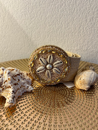 Ceinture coquillages